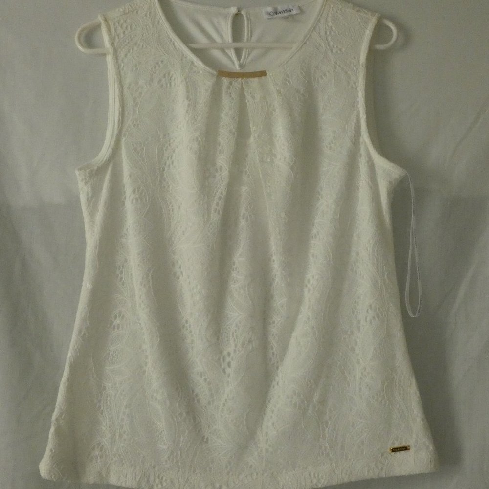 NEW w/o tag,Calvin Klein Nite-Out/Office Top (M)
